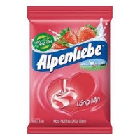 Alpenliebe Candy- FILLS+ Vit. C ( Strawberry Flavour) Pouch x 4 